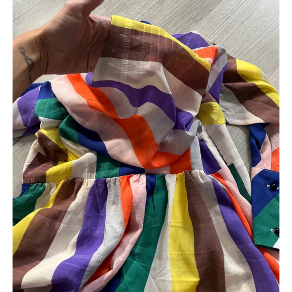 Ghospell NWT color by number midi dress size M - Picture 10 of 12